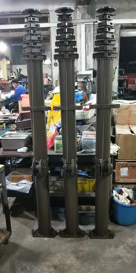 아마추어 라디오용 10m 높이 알루미늄 수동 크랭크업 텔레스코픽 마스트