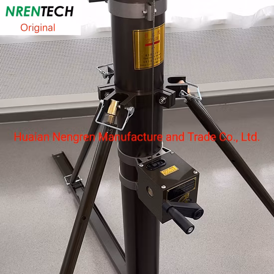 수동 조작 텔레스코픽 마스트